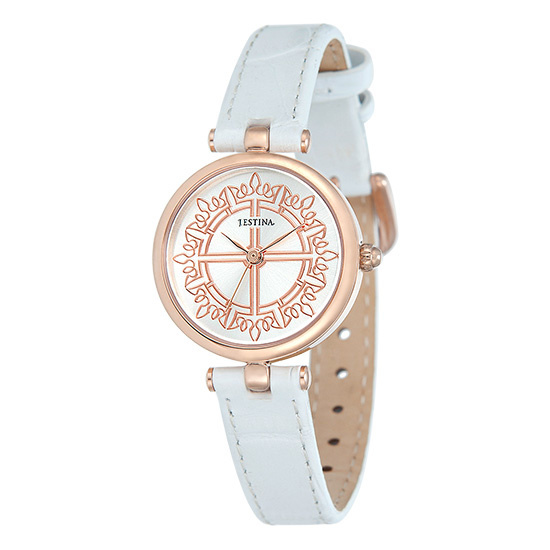 【クリックで詳細表示】[ジェイエスチナ]女性レザー腕時計 (JWLL1RAS-R6803L)