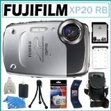 【クリックで詳細表示】米国発送/100％本物/おもちゃ/Fujifilm FinePix XP20 REFURBISHED 14 MP Waterproof Digital Camera with 5x Optical Zoom and 2.7-Inch LCD in Silver ＋ 8GB Accssory Kit