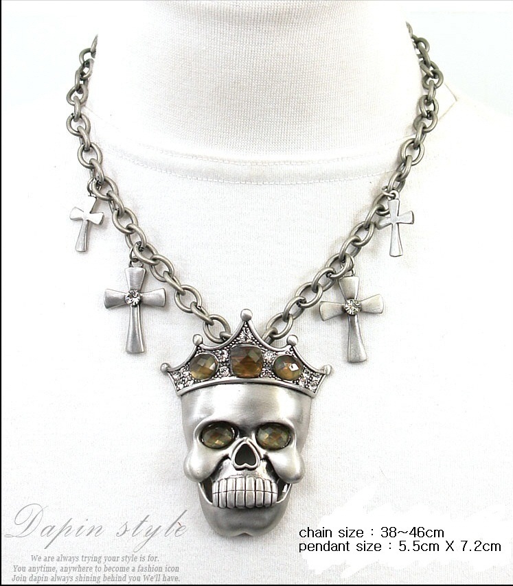 【クリックでお店のこの商品のページへ】skull necklace necklace skull fashion necklace skull fashion necklace