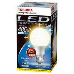 【クリックでお店のこの商品のページへ】[東芝(トウシバ)]東芝 LED電球 E-CORE LDA8L-G [電球色]