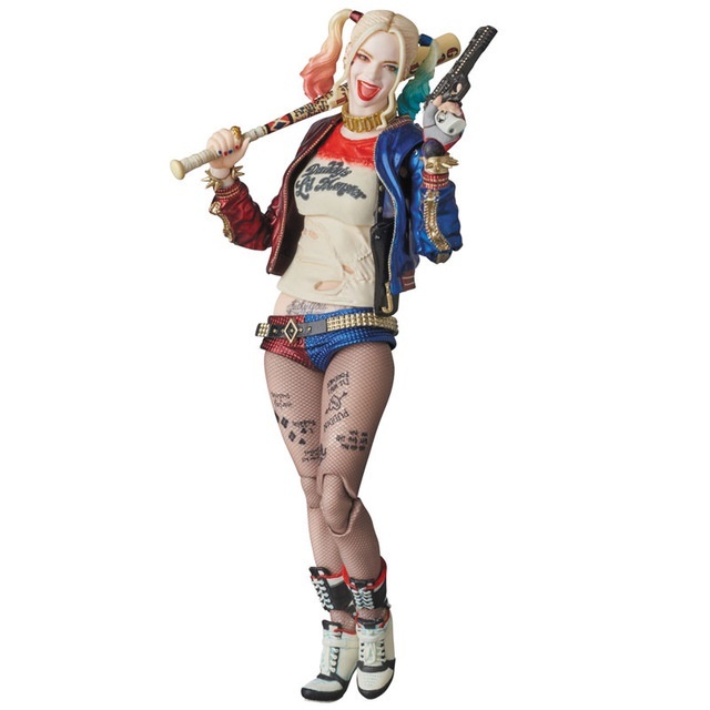 suicide mafex batman the joker & harley quinn toy figure