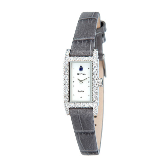 【クリックで詳細表示】[ジェイエスチナ]女性レザー腕時計 (JWQL2WM1-R6809L)