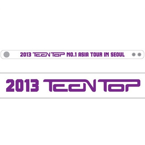 【クリックで詳細表示】在庫品？ TEENTOP - Luminous リストバンド [公式コンサートグッズ2013] TEEN TOP 全国送料無料8
