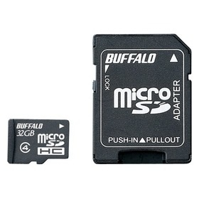 【クリックで詳細表示】RMSD-BS32GAB 防水仕様 Class4対応 microSDHCカード SD変換アダプター付モデル 32GB