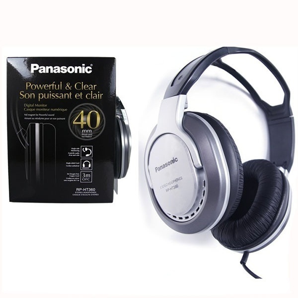 【クリックでお店のこの商品のページへ】Panasonic RP-HT360 パナソニックRP-HT360モニターヘッドホンパワフルでクリアなサウンドRPHT360/ GENUINE