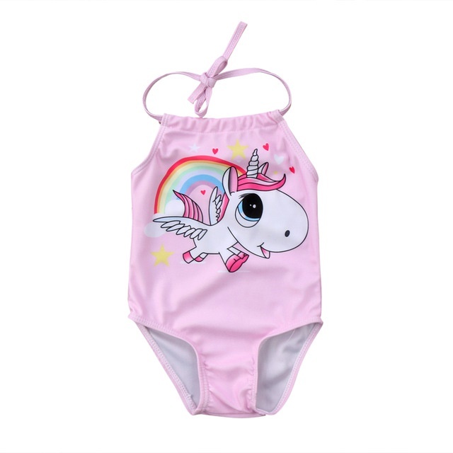 cute newborn kids baby girls unicorn bikini imwear imsuit