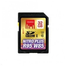 【クリックでお店のこの商品のページへ】Strontium Nitro Plus 64GB UHS-1 U3 Class 10 SDHC Card 95MB/s (SRP64GSDU1)