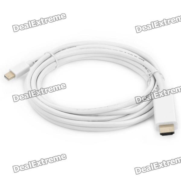 【クリックで詳細表示】Mini DisplayPort Male to HDMI Male Adapter Cable (3M)