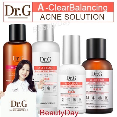【クリックで詳細表示】{Dr.G} acne A-ClearBalancing★Toner / Moisturizer / Spot Toner 50ml ・170ml / ACNE SOLUTION / dermatology skincare / authentic korean cosmetic