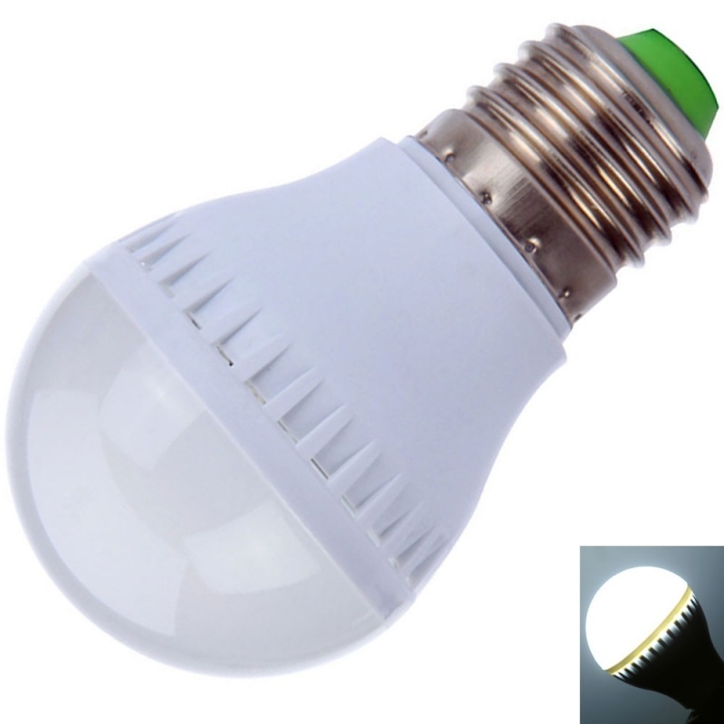 【クリックで詳細表示】E27 3W 9 LED 2835SMD 6000-6500K White Light LED Light Bulb (220V)