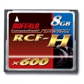 【クリックでお店のこの商品のページへ】RCF-H8G コンパクトフラッシュ 600倍速モデル 8GB