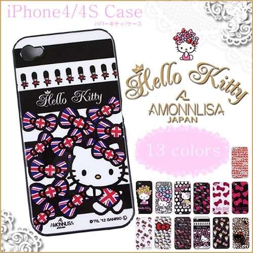 【クリックでお店のこの商品のページへ】Hello Kitty × AMONNLISA iPhone4S/4ケース ユニオンジャック