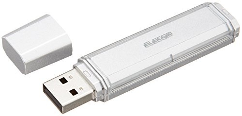 【クリックでお店のこの商品のページへ】ELECOM USBメモリ 8GB PASSセキュリティ機能付 シルバー MF-NU2A08GSV