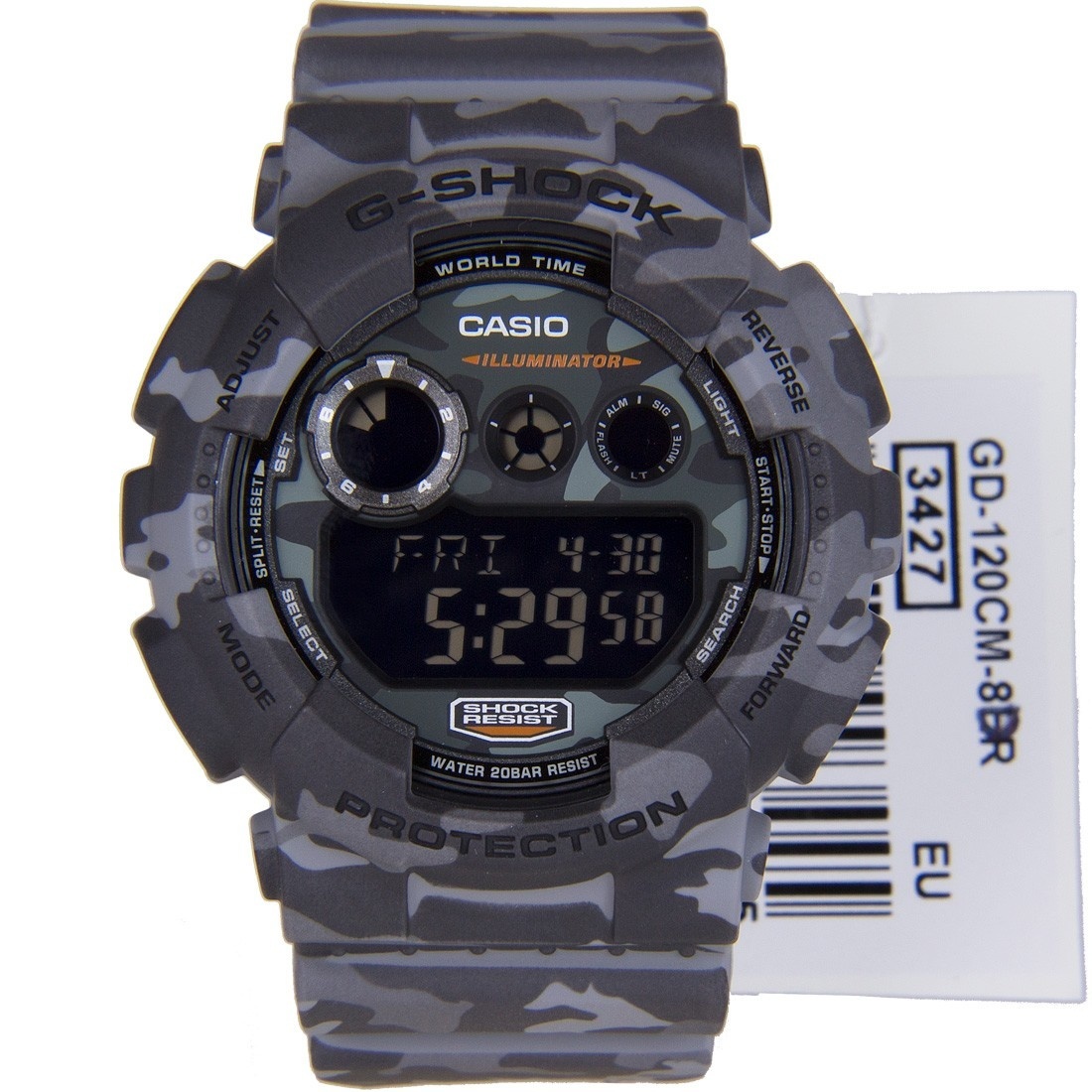 【クリックでお店のこの商品のページへ】CASIOCasio G-Shock Camouflage Series Watch GD-120CM-8DR
