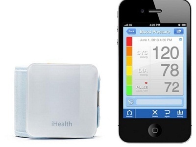 【クリックで詳細表示】AppleのiPhoneのiPodとiPadのiOS、Android向けiHealth BP7血圧計