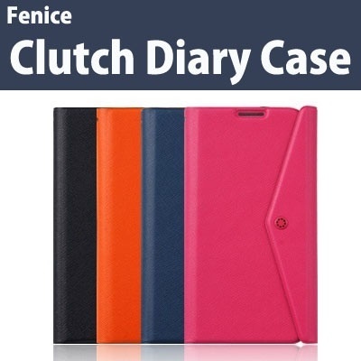 【クリックでお店のこの商品のページへ】[FENICE][ギャラクシーS4/ノート2/S3/iPhone5]Fenice Clutch Diary Case/6 Color/新商品/無料高速配送