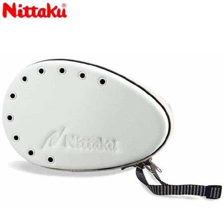 【クリックでお店のこの商品のページへ】ニッタク(Nittaku) ポロメリック ケース ホワイト NK7180 70 【卓球 ラケットケース カバー バッグ】