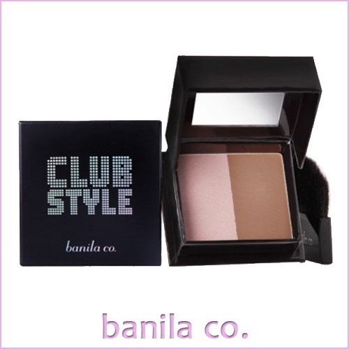 【クリックで詳細表示】[Banila Co.][banilaco] Club Style 3D Duo Highlighter ＋ Shading 9g / Light Pink ＋ Bronze / Blusher