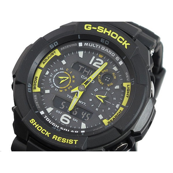 【クリックでお店のこの商品のページへ】カシオ CASIO Gショック G-SHOCK スカイコックピット 電波ソーラー 腕時計 GW3500B-1A