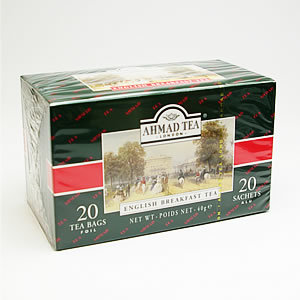 【クリックで詳細表示】送料無料 アーマッド紅茶 イングリッシュブレックファストティー 10箱(ティーバッグ20包/箱)英国紅茶ロンドンのアーマッドティーバッグ紅茶ブレックファストティー