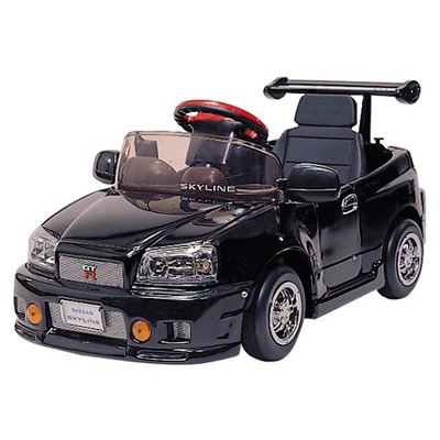 【クリックでお店のこの商品のページへ】ミズタニ ペダル式乗用玩具 スカイライン GT-R R34 R34-N