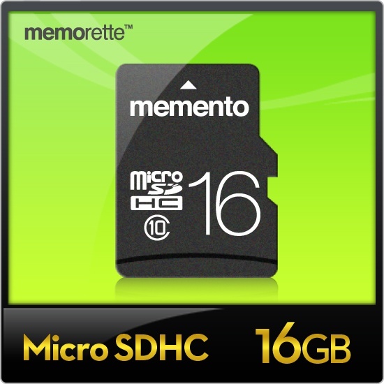 【クリックでお店のこの商品のページへ】[メモレット][Memorette] T-Flash マイクロSDHC16GB class10 メモリーカード [Memento] T-Flash MicroSDHC 16G class10 ★追跡可能安心配送★