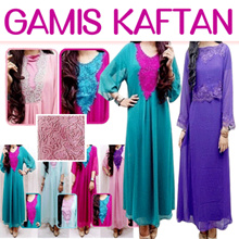 Koleksi baju gamis Kaftan / Maxi Lace cerruty / chiffon/busana muslim/tersedia pilihan model dan warna