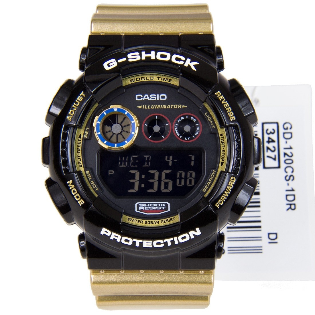 【クリックでお店のこの商品のページへ】CASIOCasio G-Shock GD-120CS-1 GD-120CS-1 Mens Watch