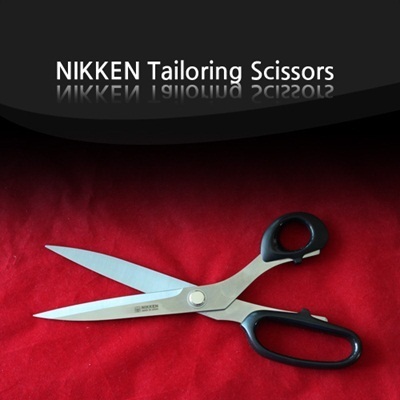 【クリックでお店のこの商品のページへ】Nikken}Stainless Steel TAYLOR SCISSORS FABRIC CUTTING Made in Japan Sewing