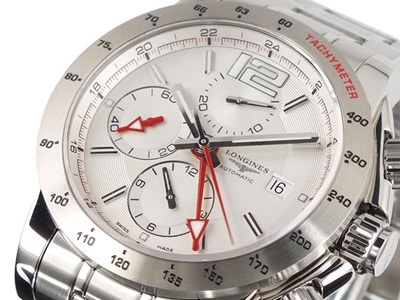 【クリックでお店のこの商品のページへ】ロンジン LONGINES アドミラル クロノグラフ 自動巻き 腕時計 L3.670.4.76.6