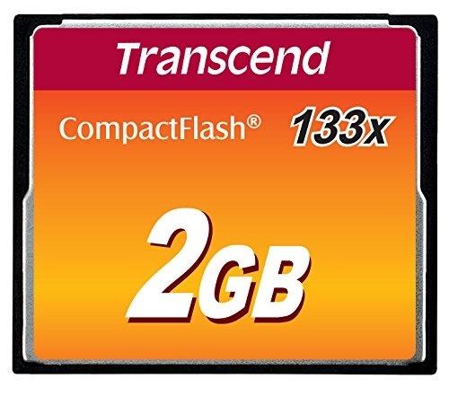 【クリックでお店のこの商品のページへ】Transcend 2GB CF CARD (133X、 TYPE I ) TS2GCF133
