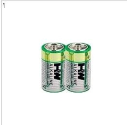【クリックで詳細表示】ハイワット アルカリ乾電池 単2X2個パック LR14X2P