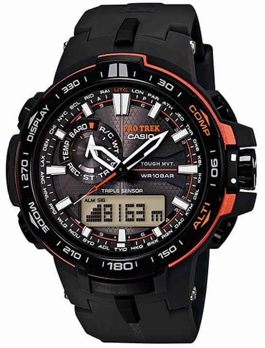 【クリックで詳細表示】カシオメンズ腕時計 メンズ CASIO カシオ カシオ海外モデル PROTREK PRW-6000Y-1 PRW-6000Y-1 【直送品の為、代引き不可】
