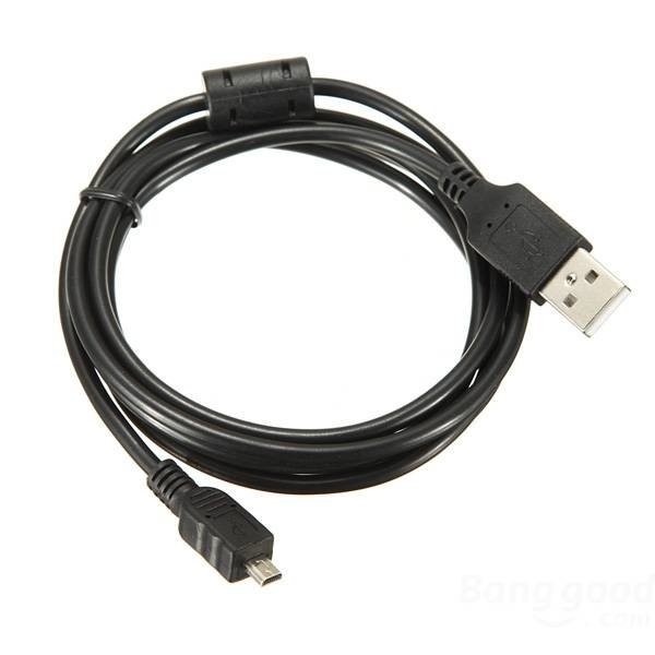 【クリックでお店のこの商品のページへ】1.5M USB Data Charger Cable For Nikon Coolpix P300 L120 P500 S80 Lumix