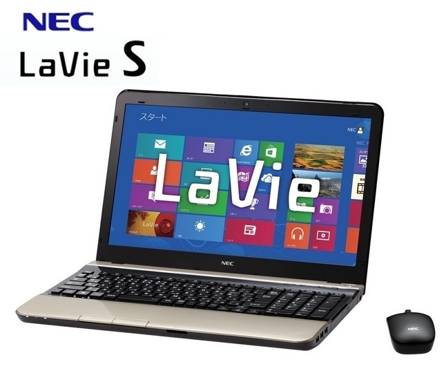 【クリックで詳細表示】LaVie S LS450/JS6G PC-LS450JS6G [クロスゴールド]