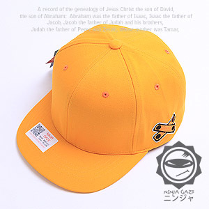 【クリックで詳細表示】[GAZE] Simple Logo Point Short Blind Hip-Hop Cap (Yellow) ＋ Free Gift [10901]
