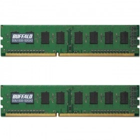 【クリックでお店のこの商品のページへ】D3U1333-S2GX2 PC3-10600(DDR3-1333)対応 240Pin用 DDR3 SDRAM DIMM 2GB 2枚組