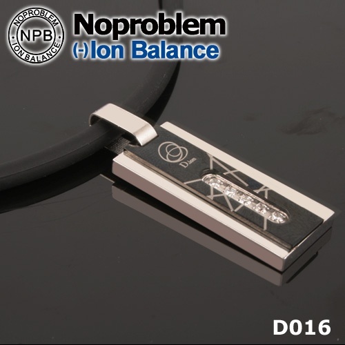 【クリックで詳細表示】[Noproblem Ion Balance]D016 ノープロブレム イオン バランス 磁気力 ゲルマニウム チタン ヘルス ネックレス