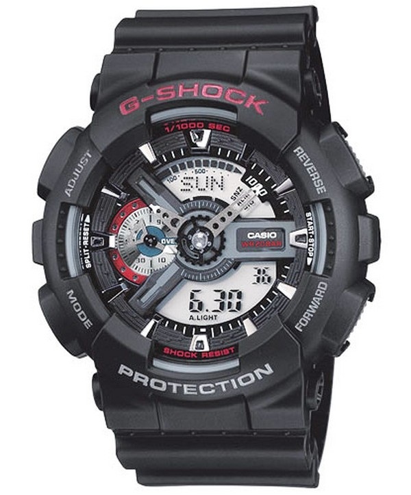 【クリックで詳細表示】CASIOCasio G-Shock World Time Analog Digital GA-110-1A GA110 Mens Watch