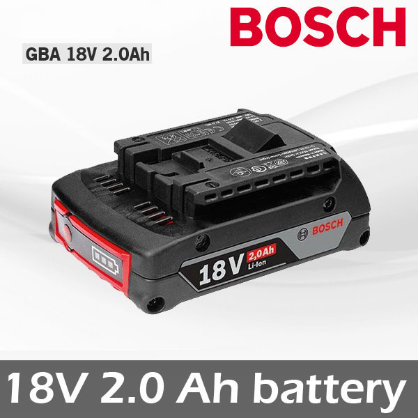 【クリックで詳細表示】ボッシュGBA 18V 2.0Ahリチウムイオン電池BAT612 CoolPack /フレキシブルなパワーシステム/ユニーククールパック設計/統合デジタル残量ゲージ