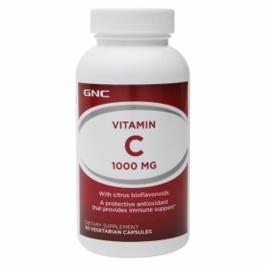 【クリックでお店のこの商品のページへ】[アメリカ直送] [ビタミン] GNC Vitamin C 1000， Vegetarian Capsules 90 ea