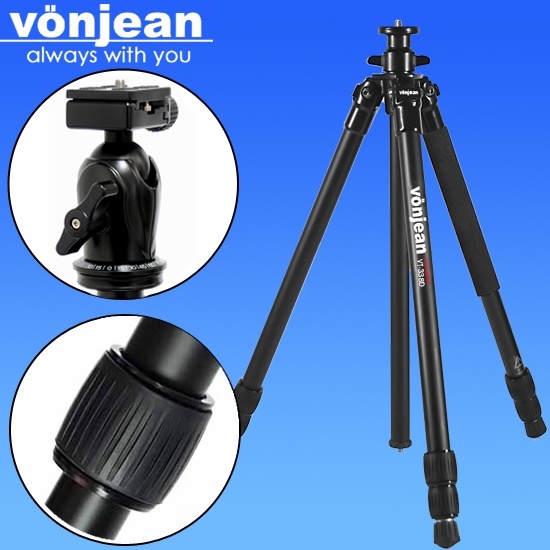 【クリックで詳細表示】VT-338D Tripod ＋ VD-362 ballhead for digital DSLR camera nikon canon pentax olympus