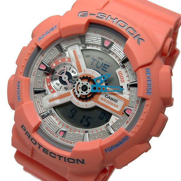 【クリックで詳細表示】カシオ CASIO Gショック G-SHOCK クオーツ メンズ 腕時計 GA-110DN-4A ピンク