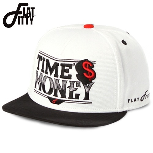 【クリックで詳細表示】[FlatFitty cap] TIME IS MONEY Snapback 97500