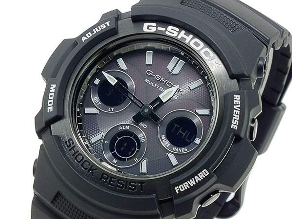 【クリックでお店のこの商品のページへ】カシオカシオ CASIO Gショック ガリッシュブラックシリーズ アナデジ メンズ 腕時計 AWG-M100BW-1AJF 国内正規