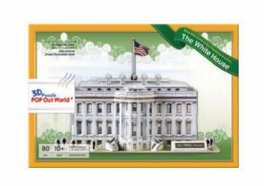 【クリックで詳細表示】玩具 おもちゃ 3Dパズル・The White House ホワイトハウス c-821 【直送品の為、代引き不可】