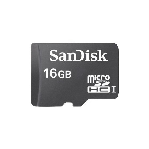 【クリックで詳細表示】SanDisk microSDHC 16GB Class4 SDアダプター付 プラケース入り SDSDQAB-016G-BULK