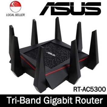 【クリックで詳細表示】ASUSASUS RT-AC5300 Wireless AC5300 Tri-Band Gigabit Router AiProtection w Trend Micro Complete Network Security / RT-AC88U Wireless AC3100 Dual-Band Gigabit Router.3 Yr Warranty