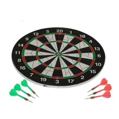 【クリックで詳細表示】Brand New Professional 17 18 inch Dart Board Galore. Dual Target Sides. Set comes with 6 Steel tip darts. Local SG Stock and warranty ！！