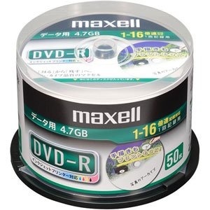【クリックでお店のこの商品のページへ】マクセル データ用DVD-R 【50枚入】 DR47DWP.50SP 00021438